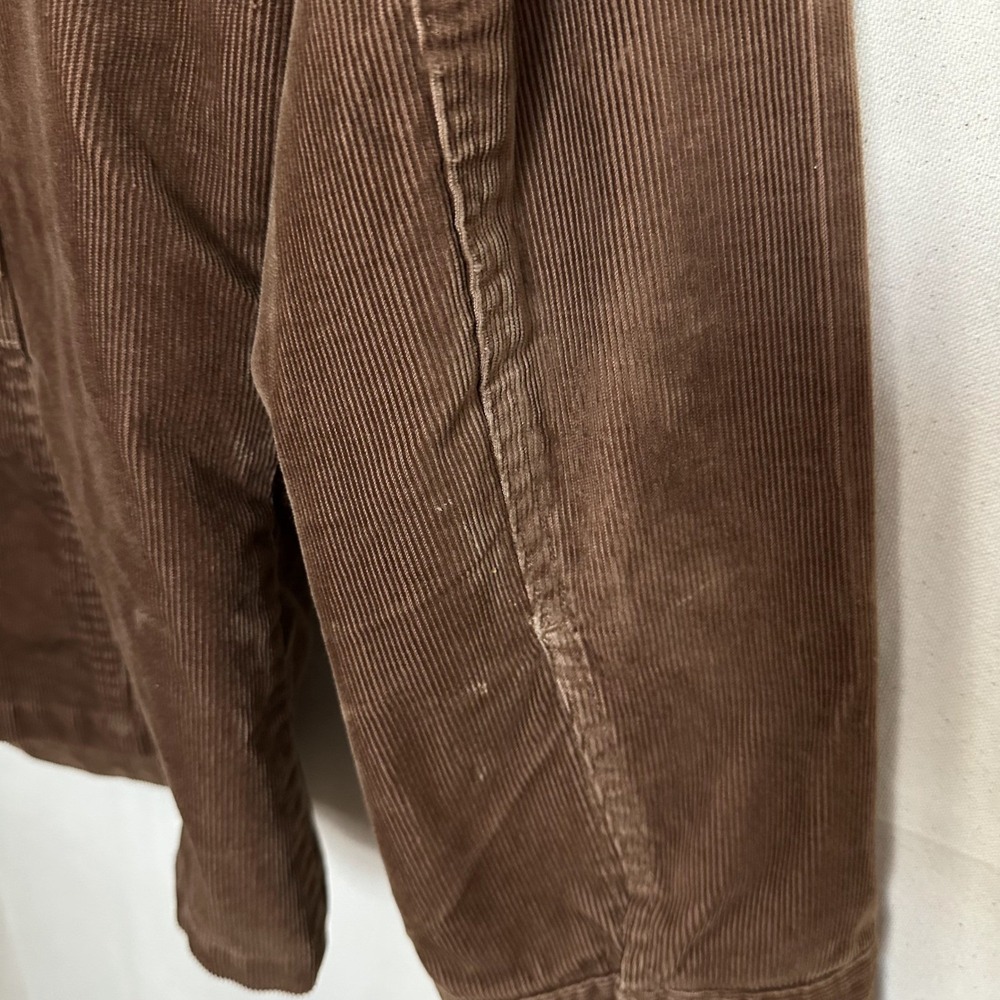 Jones NY Signature Brown Corduroy Barn Jacket Womens XL Utility Safari Western - Picture 11 of 11